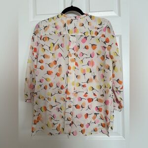 NWOT C&E Floral Blouse